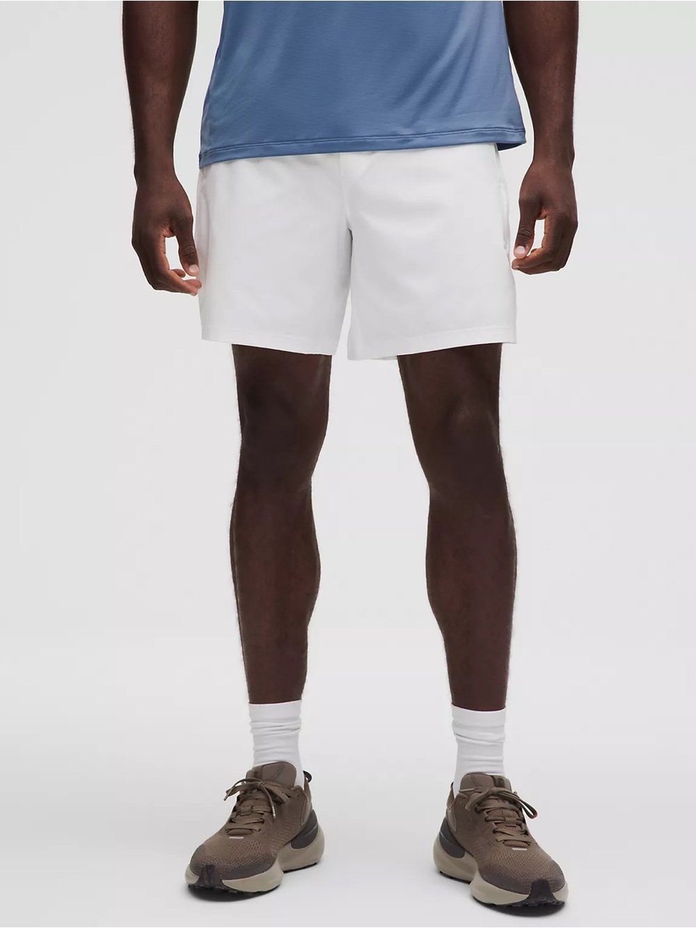 NWT Men’s Lululemon Pace Breaker Short in White 7” Lined Sz L